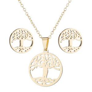 Tree of Life Three-piece Jewelry Set